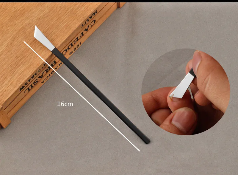 Oblique knife 1 шт. педикюр маникюр ногтей Очиститель кутикулы Уход омертвевшей кожи строгальный инструмент красоты - Цвет: Oblique knife