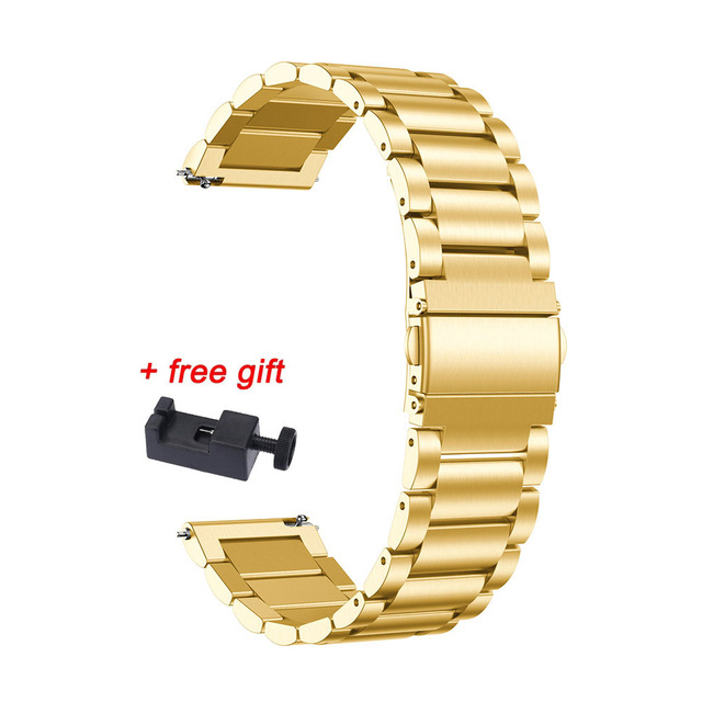Steel Strap For Samsung Galaxy Watch 4 classic 42mm/Active 2 44mm 40mm/Watch3 45mm 41mm Metal Band Watchband Bracelet