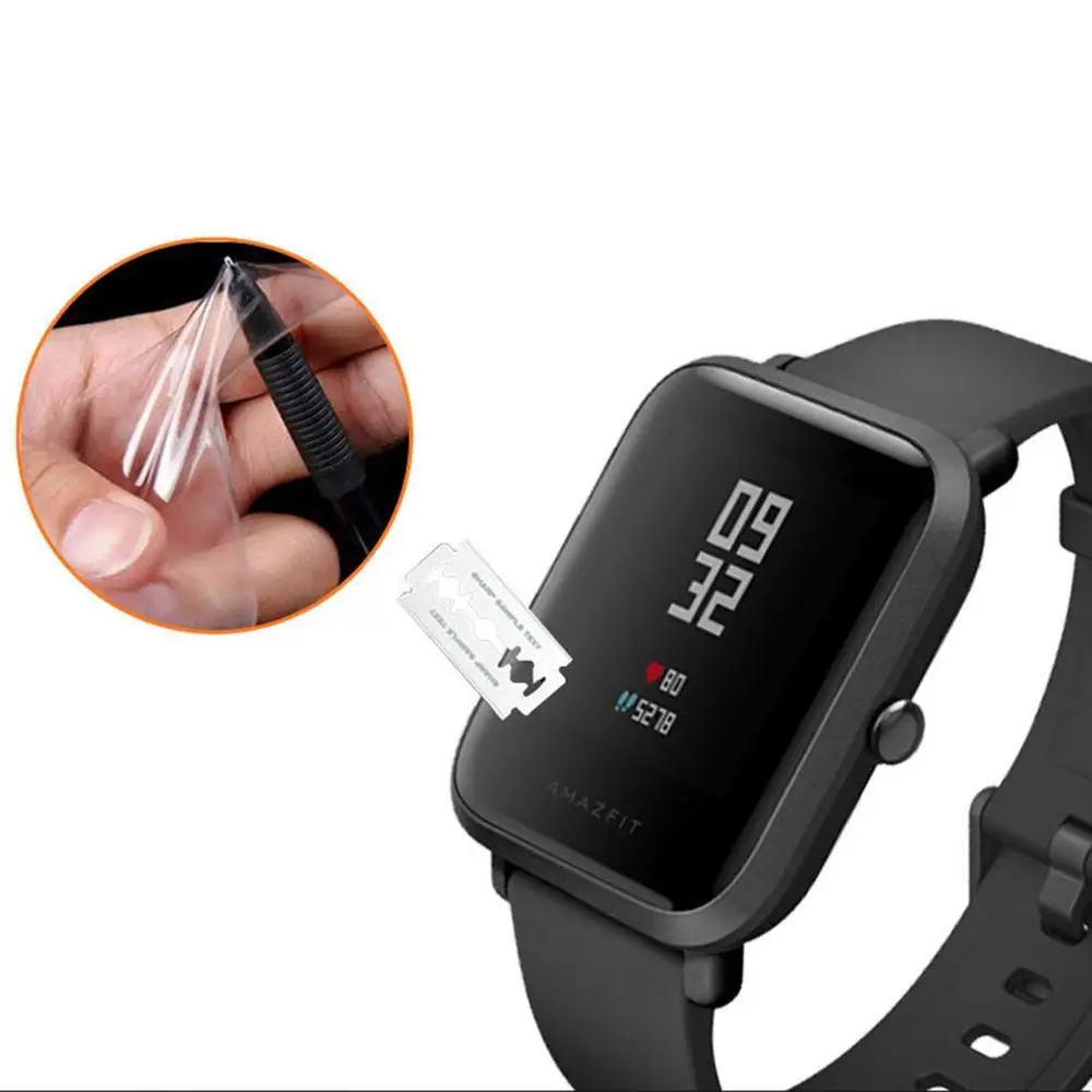 Защитная пленка для часов на весь экран Xiaomi huami Amazfit Bip PACE Lite|Уличные инструменты| |