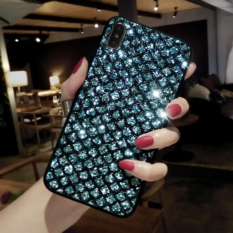Чехол для телефона с блестками и бриллиантами Xiaomi Redmi Note 7 redmi 7A задняя крышка note 6