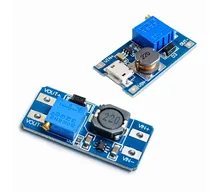5 pces mt3608 2a max DC-DC step up módulo de potência impulsionador
