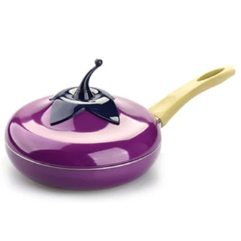 

Fruit Pan Cooking Pot Color Grill Pan Induction Cooker Gas Aluminum alloy Cookware