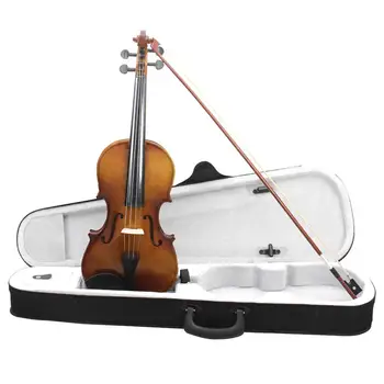 

4/4 Retro Violin Concert Practice Popular Violin Bass Wood Material Beginner Playing Student Gift Bow XTQ04