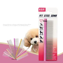 

Pet Comb Dog Remove Hair Brush Stainless Steel Grooming Tool Dogs Flea Brushes Puppy Fur Cleaning Cat Accessories Pets Products