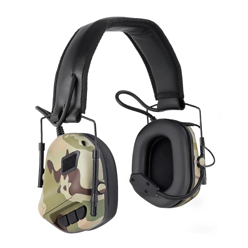 Tactical) Headphone Noise Cancellation Pickup Headset Hunting Shooting Game Accessories