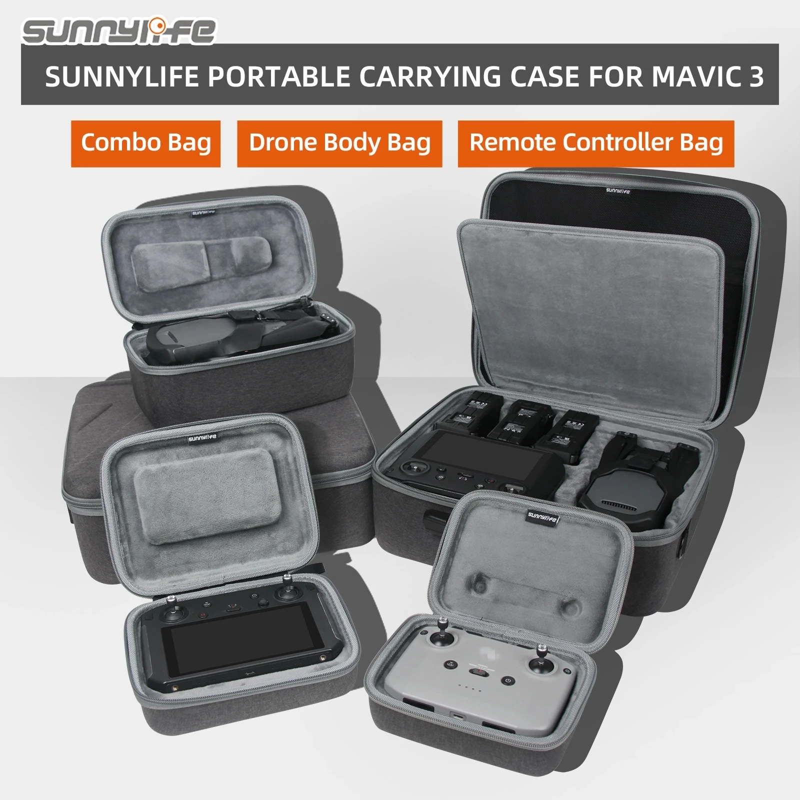 Estuche de transporte para Dron, bolsa de almacenamiento para DJI Mavic 3 / CINE Body RC PRO Fly More Cine Combo, bolsa de mensajero|Kits de accesorios de - AliExpress