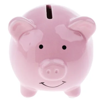 

Kids Piggy Bank Money Box Saving Coins Cash Fun Gift Ceramic Pig