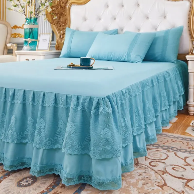 Романтическое постельное белье нескользящая натяжная простыня покрывало