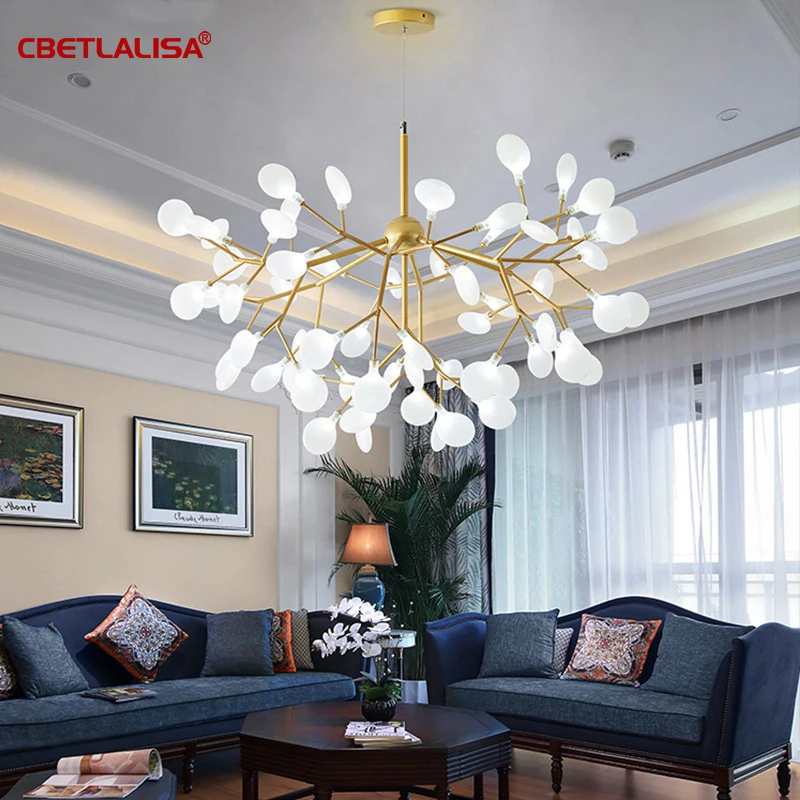 

Modern firefly LED Chandelier light stylish tree branch chandelier lamp decorative firefly ceiling chandelies hanging Lighting