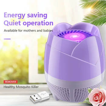

New USB Mosquito Killer LED Ultraviolet Light Electronics Photocatalyst Trap Lamp USB Silent Killing Pest Repellents Lights