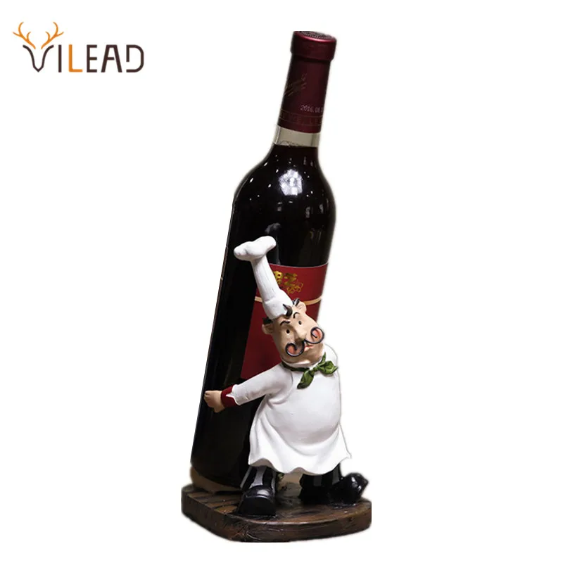 VILEAD 21 см полимерные усы шеф повар Винная стойка фигурки креативный товар подарок