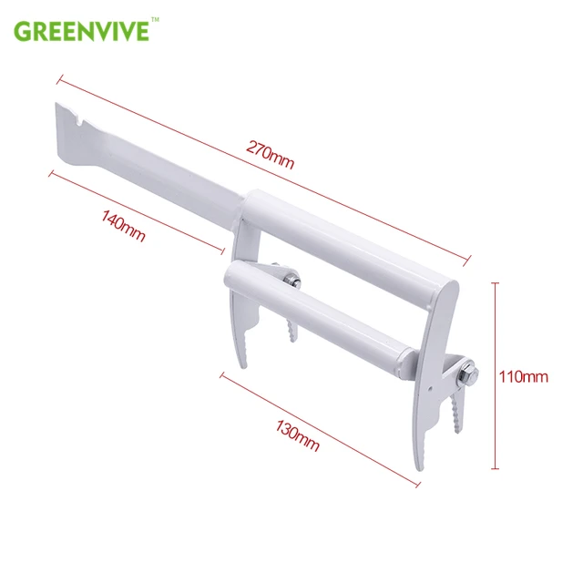 Greenvive Egyenetlen Rudak Keretfogása Lapát Méhész Eszköz Kombinált Keret Markolat Manipulációs Véletlenszerű Színű