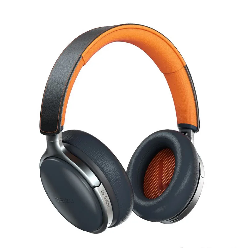 Meizu HD60 Bluetooth наушники 5,0 40 мм CVC шумоподавляющие наушники 500 мАч/type-C/touch operation/Apt-x - Цвет: Orange
