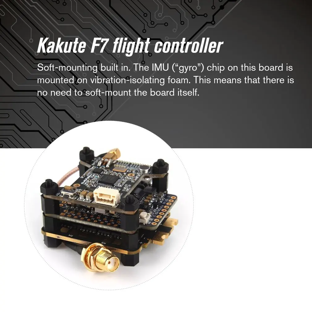 Контроллер полета Holybro Kakute F7 V1.5+ передатчик Atlatl HV V2 5,8G+ Tekko32 F3 4в1 40A ESC Combo для радиоуправляемого дрона