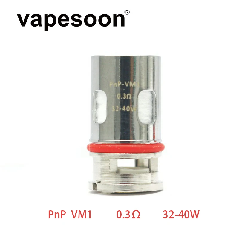 50 шт. Vapesoon Высокое качество замена PnP катушки 0.3ohm для VOOPOO VINCI R/Vinci X/VINCI Mod Pod Kit электронная сигарета Vape катушка