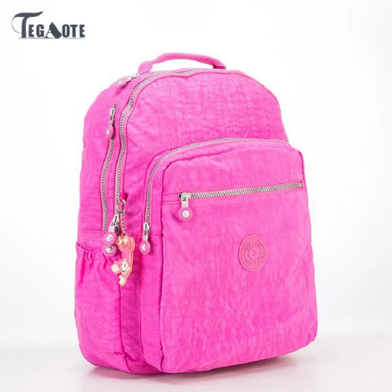 TEGAOTE, женский рюкзак для девочек-подростков, нейлоновые рюкзаки, Mochila Feminina, женский рюкзак для путешествий, школьный рюкзак, Sac A Dos - Цвет: 2