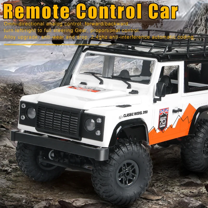 

2019 Hot 2.4G 4WD 1:12 Remote Control Car Rock Crawler RC Truck Buggy Off-Road Auto Toy For DOY
