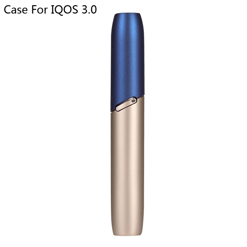 Цветной колпачок мундштук оболочка аксессуары для электронной сигареты сменный Внешний чехол для IQOS 3,0 - Цвет: BL