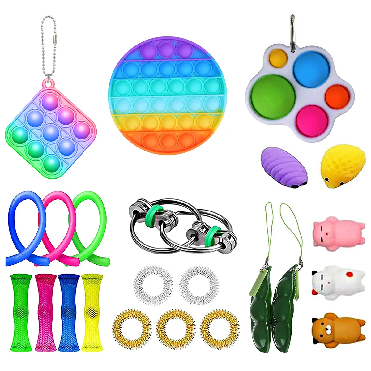 23/24/27PCS Fidget Sensory Toy Set 