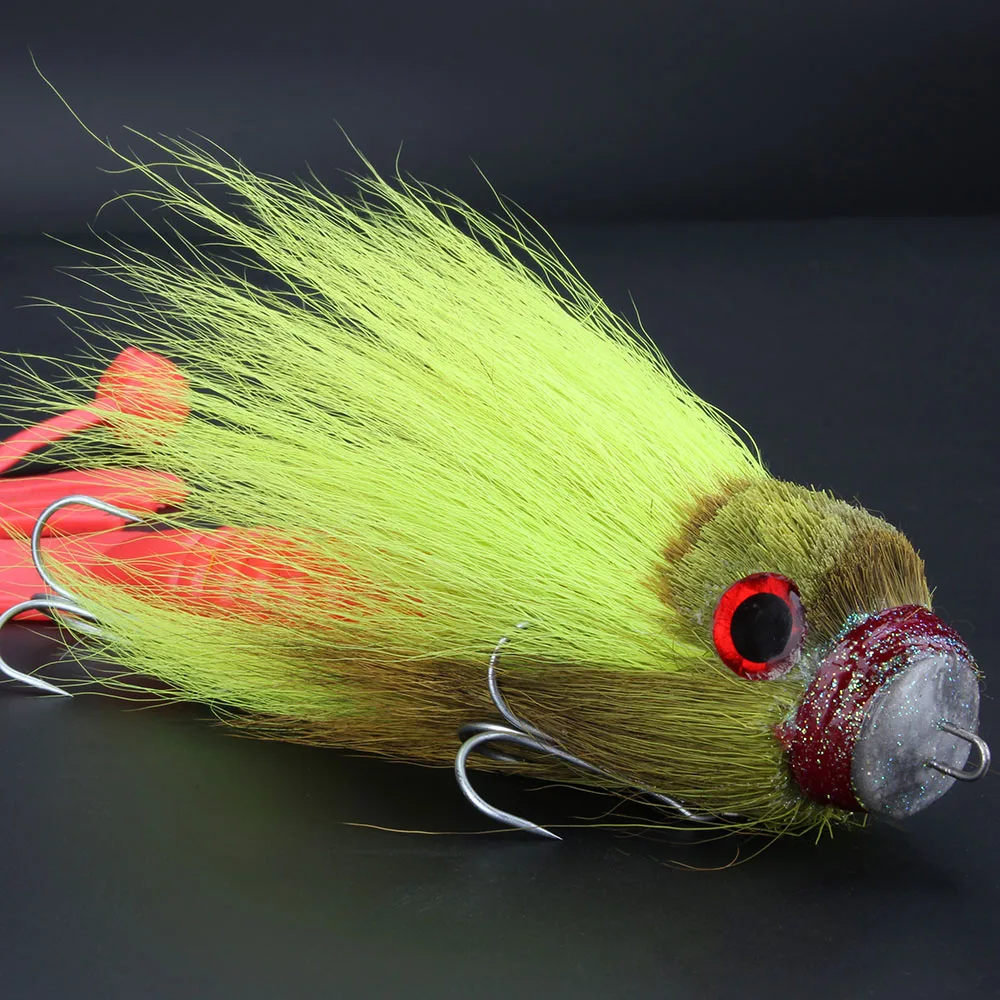 Ardea Pike Fly Fishing Big mouse Deer Hair fishing lure bucktail