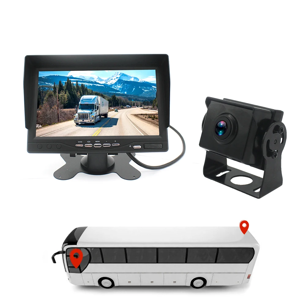 

7-Inch TFT LCD widescreen Car DVR Recorder Back Up Camera Night Vision Car Parking Monitoring Rear View Monitor
