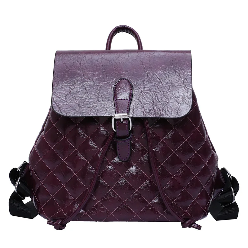 

casual lingge women backpacks designer school bags for teenager girls luxury pu leather travel backpack lady big purses 2019 sac