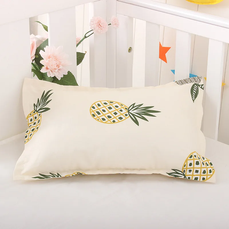 comforter sets 40*25cm INS Baby Pillows For Sleeping Pillow Case Pillow Filling Cotton Woven Fabric Wholesale Baby Bed Products For Newborn baby seat support rope