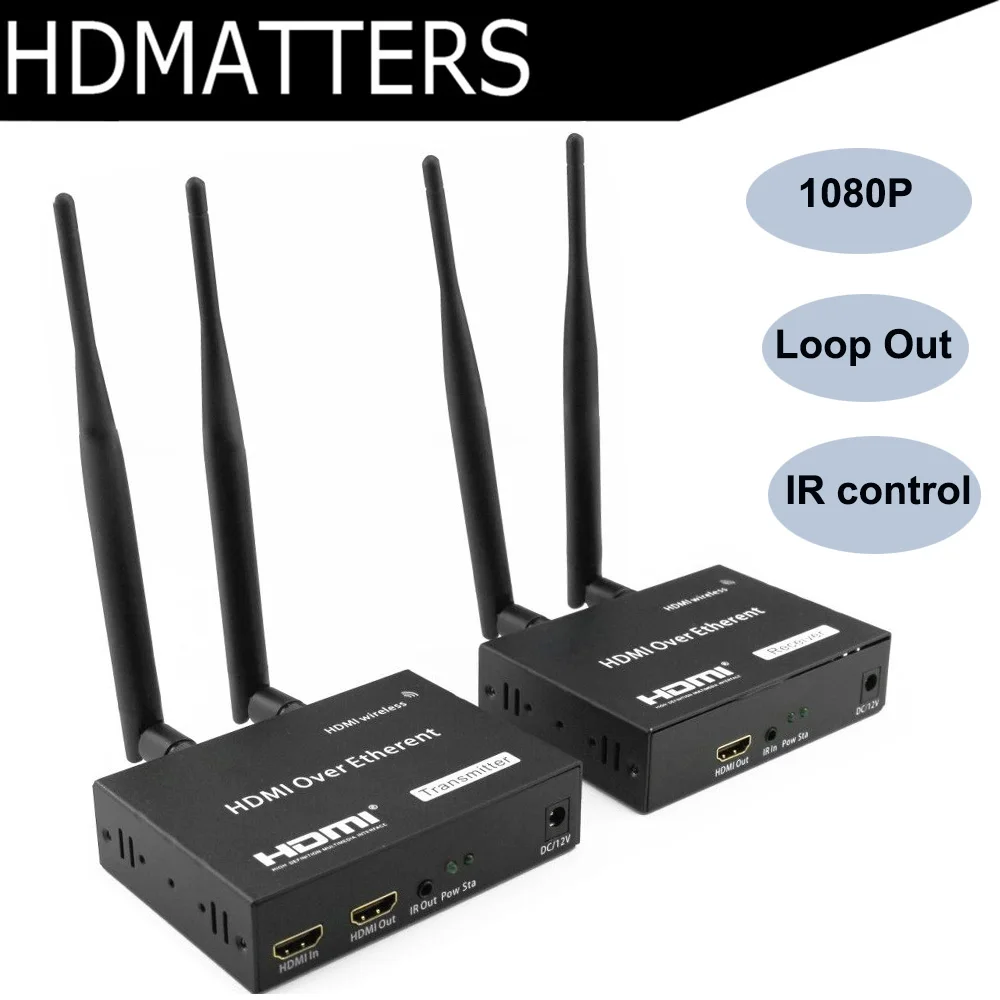 

5G Wireless HDMI extender Transmitter HDMI wireless extender 100m/200m Wireless Wifi HDMI Sender wireless PC to TV converter