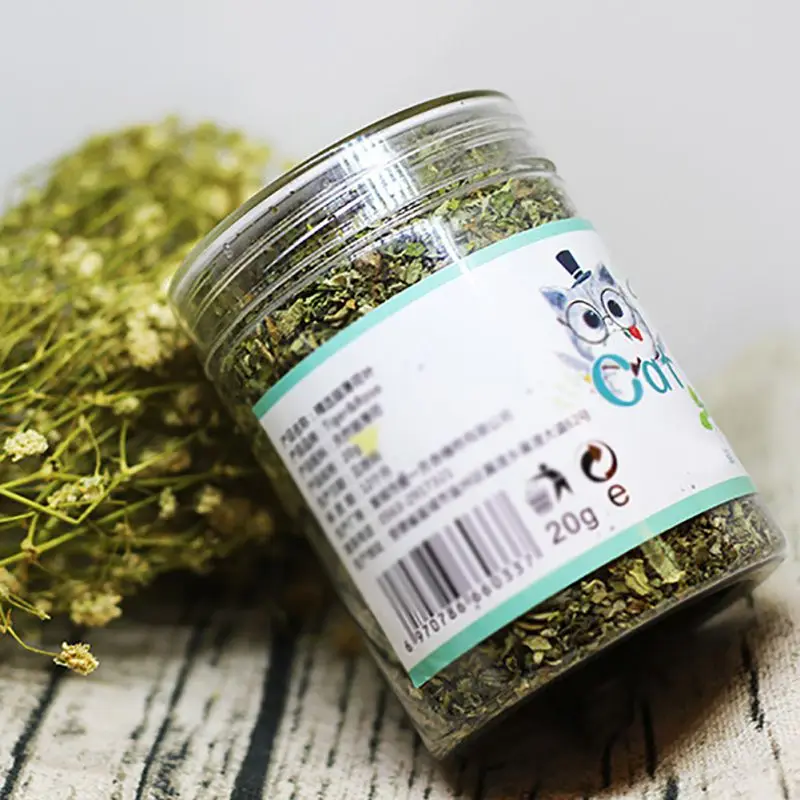 10g/20g/30g Cat Toy Catnip Organic Natural Premium Catnip Cattle Grass Menthol Flavor Dry Cat Treats Funny Pet Kitten Toys