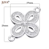 Juya Luxury Series Copper Zircon Connector Accessories For Jewelry Hand made DIY Making Bracelets Necklaces Earrings Charms ► Photo 2/6