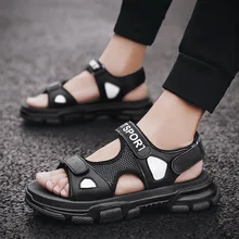 Г. Летние новые стильные сандалии мужская верхняя одежда в Корейском стиле сандалии Вьетнама мужские трендовые универсальные Нескользящие сандалии