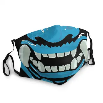 

Blue Oni Hawaii Sam Campos Unisex Non-Disposable Face Mouth Mask Pattern Anti Haze Protection Cover Respirator