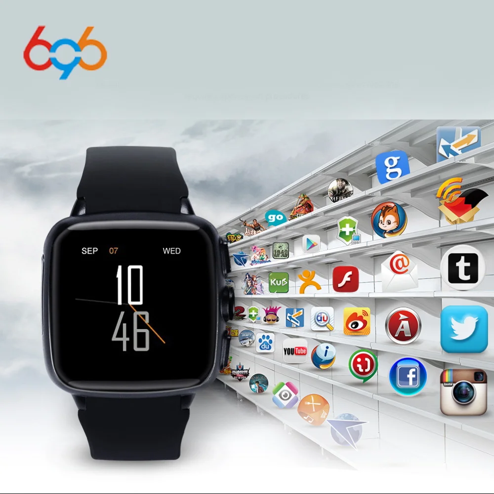 696 Z01 smart watch Android metel 3G smartwatch 5MP camera heart rate monitor Pedometer WIFI GPS reloj inteligente clock pk X02