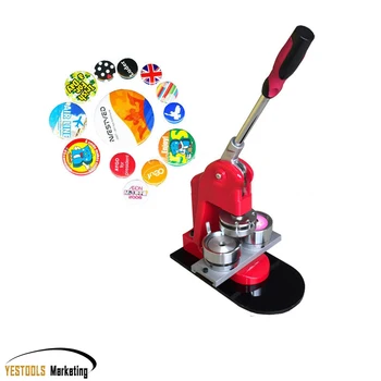 

Badge Maker Machine Making Pin Button Press Cutter + Mold+1000pcs Meterial Making Pin Button +100pcs Photographic Paper+Cutter