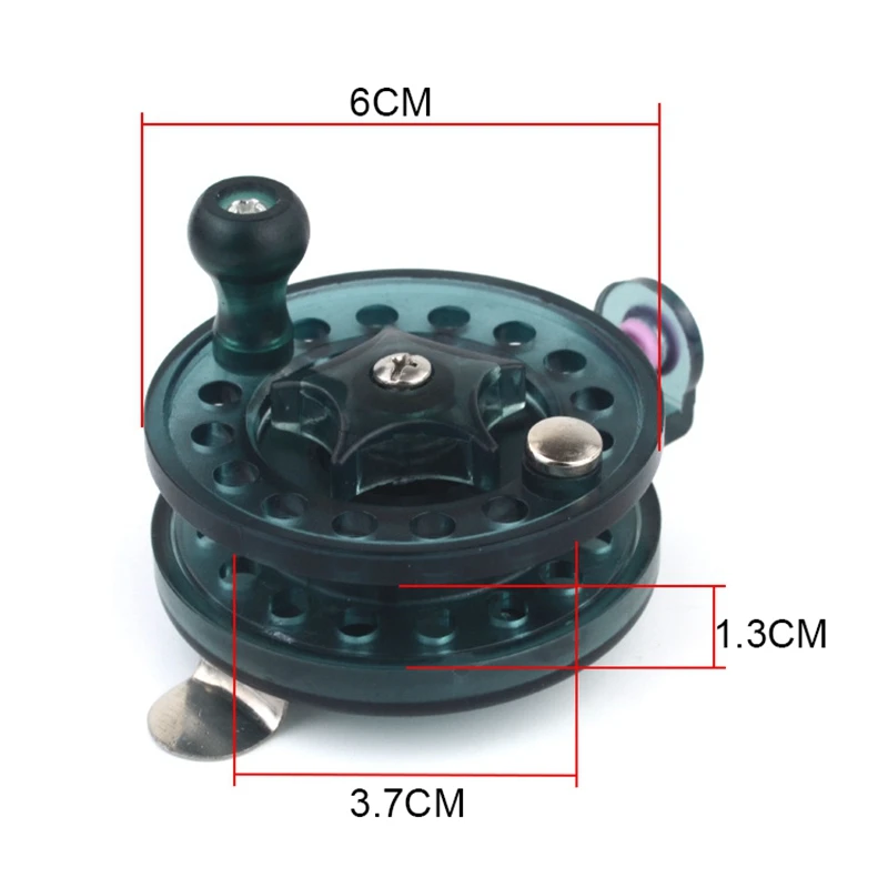 Горячая Распродажа, прозрачная удочка, колесо ледобур для рыбалки, пластиковая зимняя Рыболовная катушка для подледной рыбалки, правое/левое соотношение 1