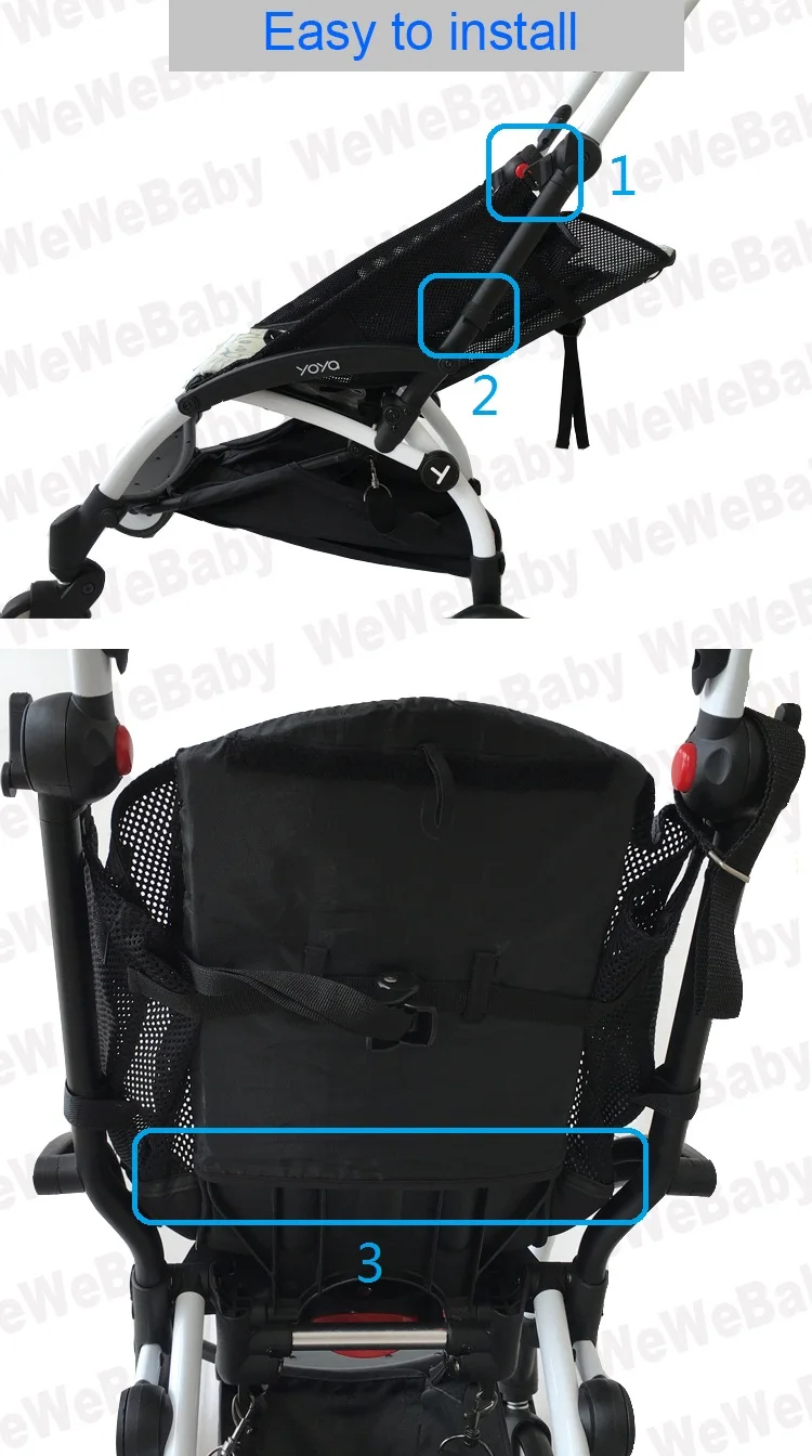 Аксессуары для детских колясок 175 degree летняя подушка для сидения Babyzen yoyo Yoya Babytime детская коляска из дышащей сетчатой ткани крутой коврик