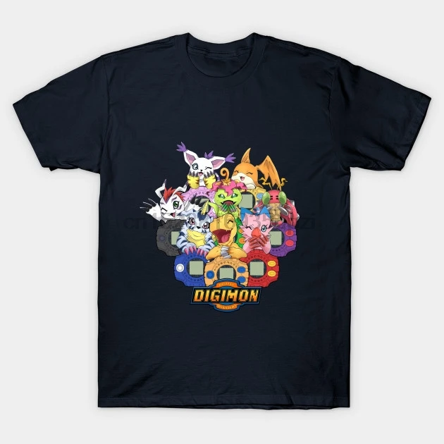Мужская футболка Adventure Team Digimon T Shirt wo тройники топ | одежда