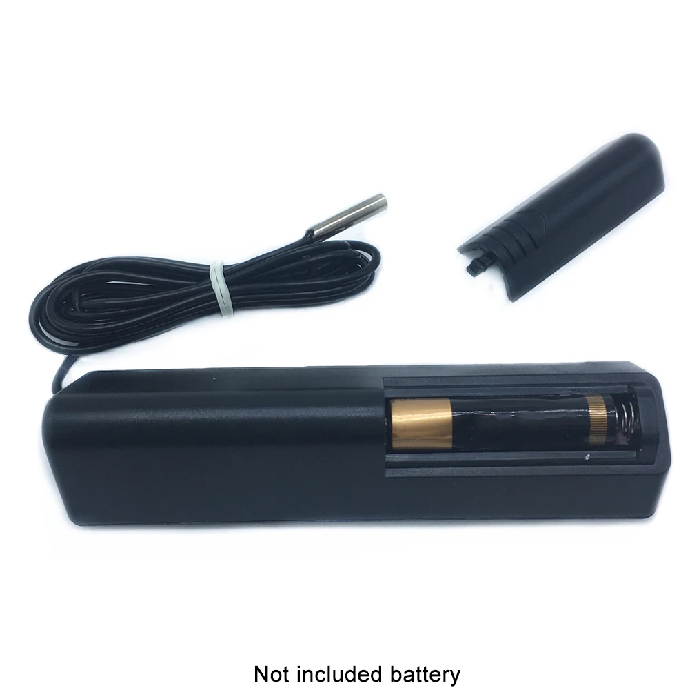 Home Dual Temperatures Aquarium Electronic Water Digital Power Saving Car Refrigerator Led Metal Probe Thermometer