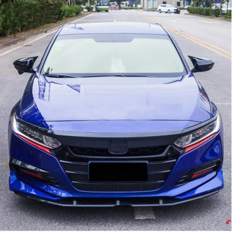 Для Honda Accord+ углеродное волокно черный бык рога крышка зеркала заднего вида отделка