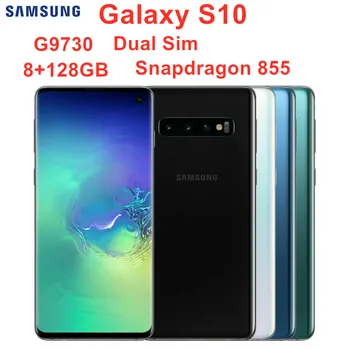

Samsung Galaxy S10 G9730 Dual Sim 8GB RAM 128GB ROM 6.1" Octa Core 4 Camera Snapdragon 855 NFC Mobile Phone