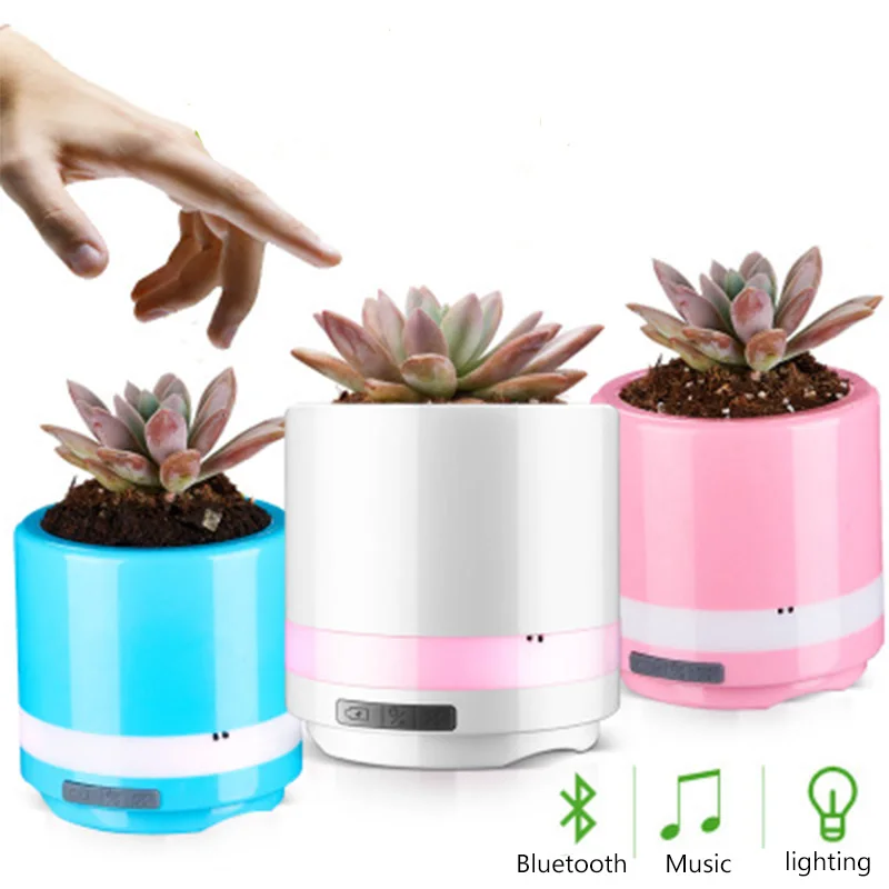 

Air purifier car interior accessories with Bluetooth speaker smart touch function purifier, potted air humidifier with singing f
