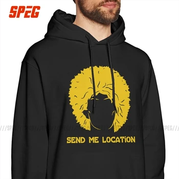 

Men Hooded Sweatshirt Send Me Location 100% Cotton Streetwear Novelty Hoodie Khabib Nurmagomedov Meme Hoodie Shirt