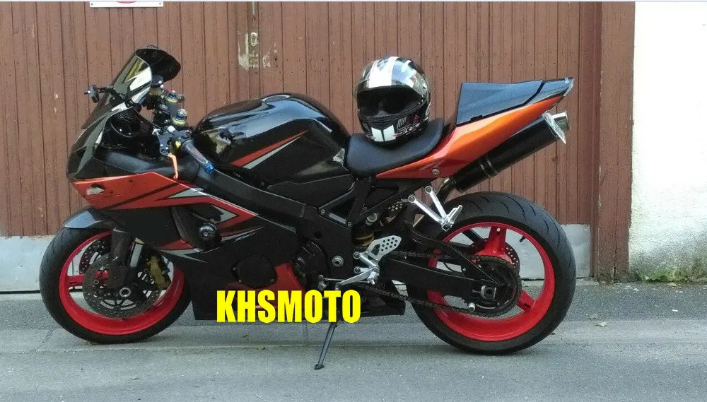Набор обтекателей мотоцикла для GSXR600 750 K4 04 05 GSXR 600 2004 2005 ABS оранжевые черные