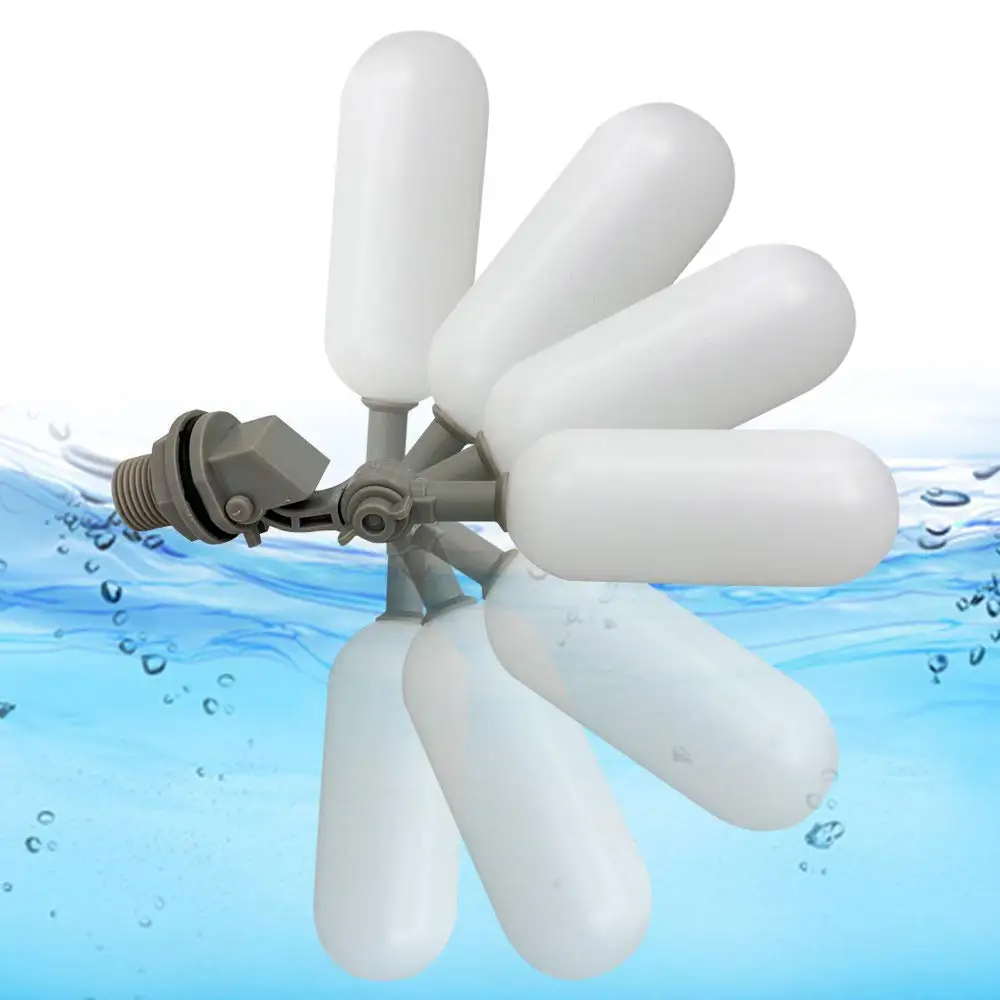 

Plastic Water Float Ball Valve Shut Off 1/2 Inch 3/4 Conntector Water Level Controller For Aquarium Fish Tank Home Supplies