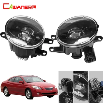 

Cawanerl Car H11 Fog Light Assembly LED Devil Eye DRL Daytime Running Lamp 4000LM 12V For Toyota Solara 2007 2008
