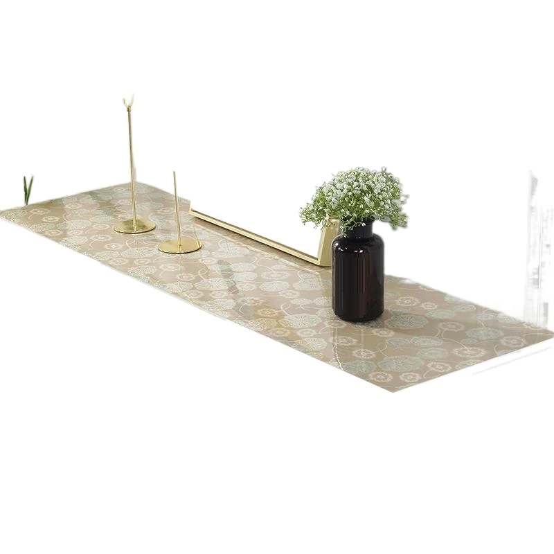 Водостойкая прямоугольная скатерть из ПВХ|soft glass|transparent table matcrystal mat |