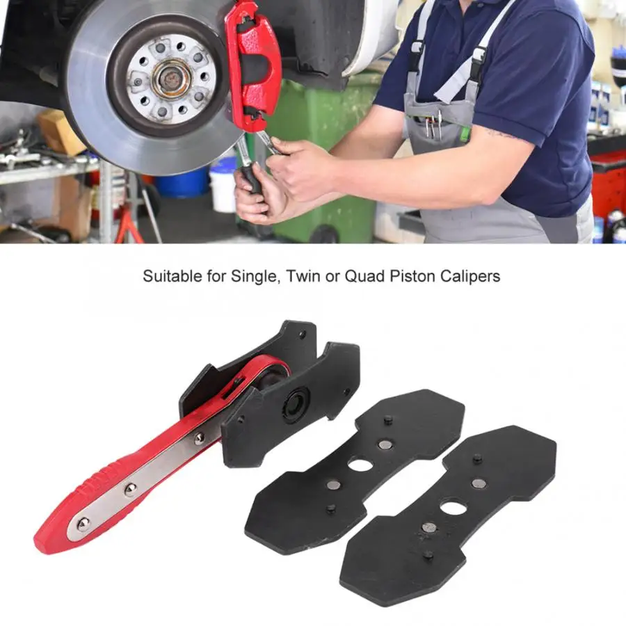 

1-1/2" to 2-5/8" Powerbuilt Ratcheting Brake Caliper Piston Spreader Brake Caliper Press Tool Car Accessories
