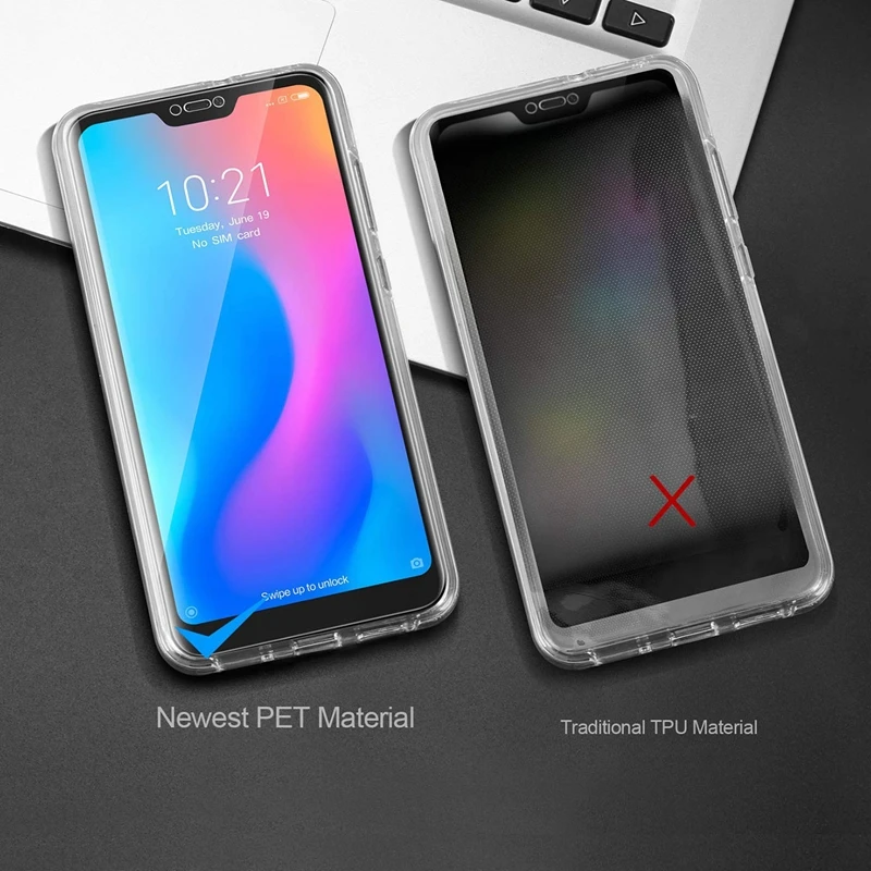 360 градусов чехол для Xiaomi Mi A3 A1 A2 Lite 5X6X8 9 SE 9T MiA3 Redmi 7A 7 6A 6 Note 7 4X5 Pro 5A противоударный мягкий прозрачный чехол для телефона