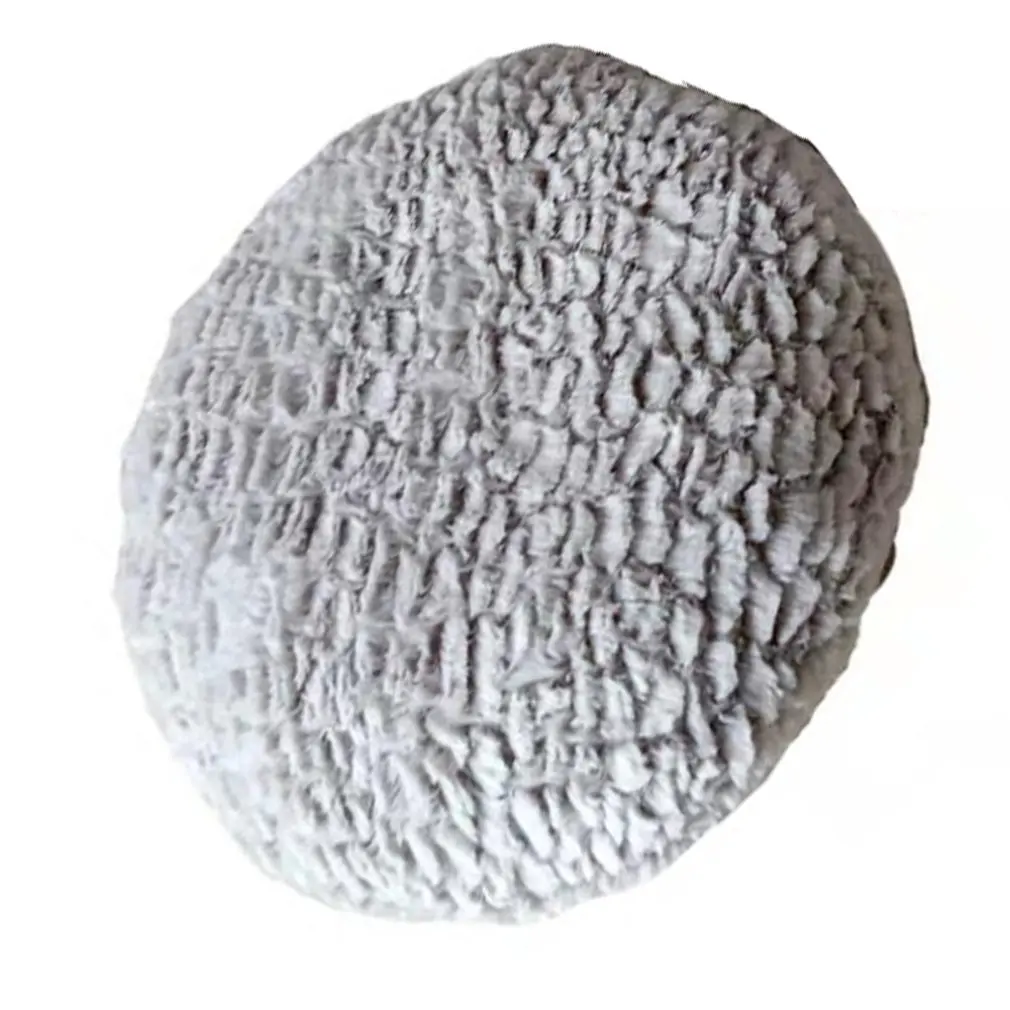 Stone flower plush round kennel creative cats litter deep sleep practical durable nests | Дом и сад