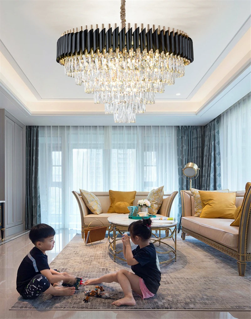 Светодиодный подвесной светильник Voor Woonkamer кристальная люстра Kroonluchter Verlichting плафонный свет светильник lamparas de techo colgante minina